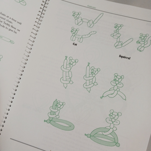 BALLOON ANIMALS: 1998 Captain Visual's Big Book Of Balloon Art. - Picture 10 of 12